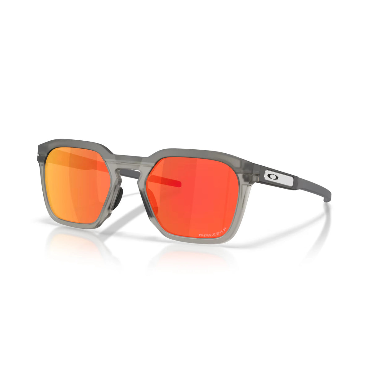 Oakley HSTN SQ 2.0 Sunglasses - Velocity 21 Matte Grey Smoke + Prizm Ruby Polarised
