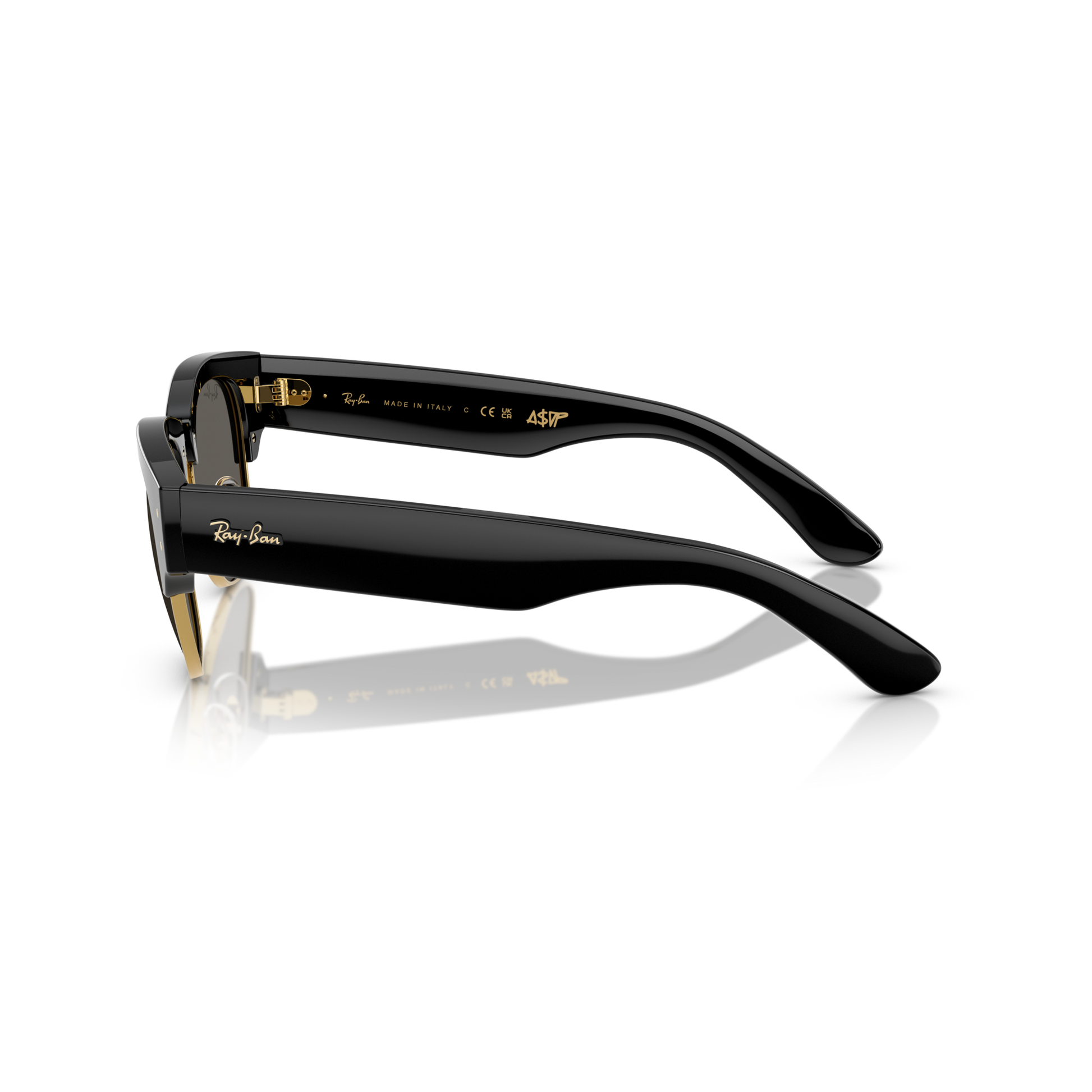Ray Ban Mega Clubmaster Sunglasses - Velocity 21 Black on Gold + Ultra Black