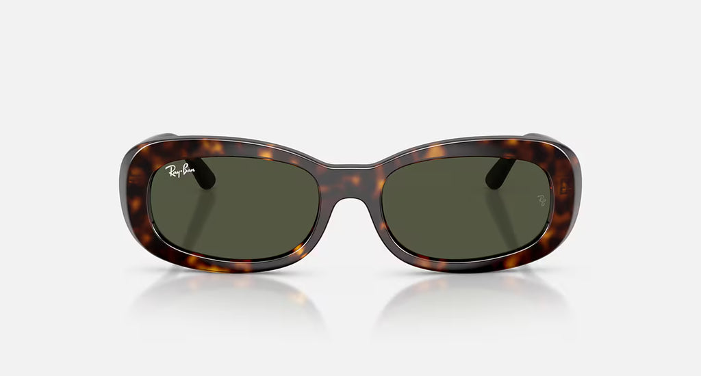 Ray-Ban RB2221 Sunglasses - Velocity 21 Polished Havana + Green