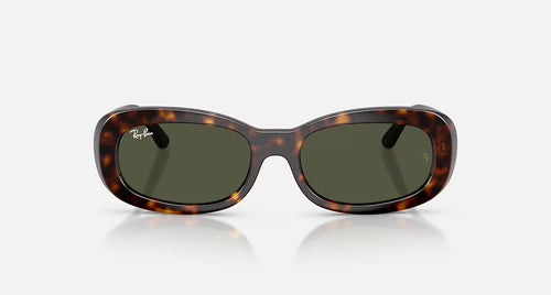 Ray-Ban RB2221 Sunglasses - Velocity 21 Polished Havana + Green