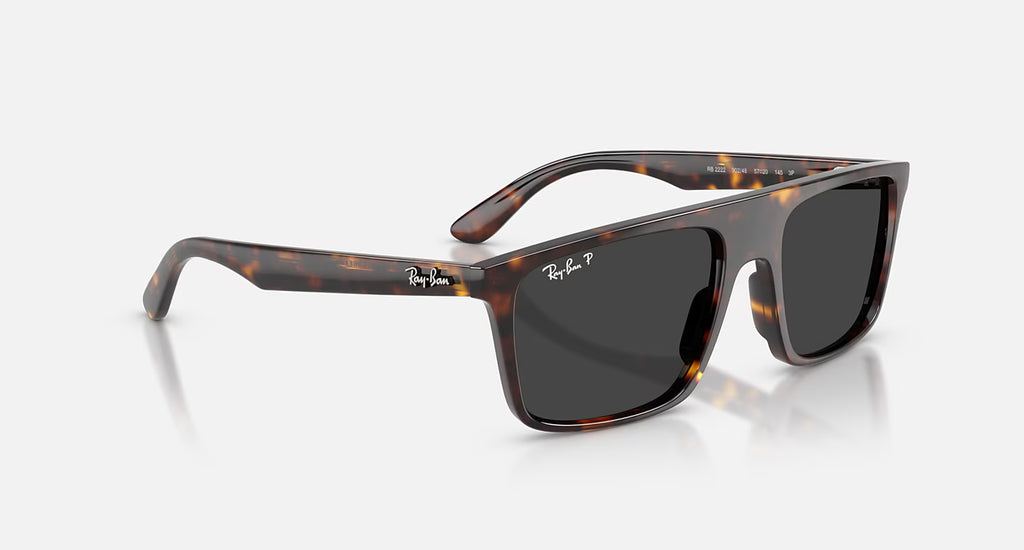 Ray-Ban RB2222 Sunglasses - Velocity 21 Polished Havana + Black Polarised