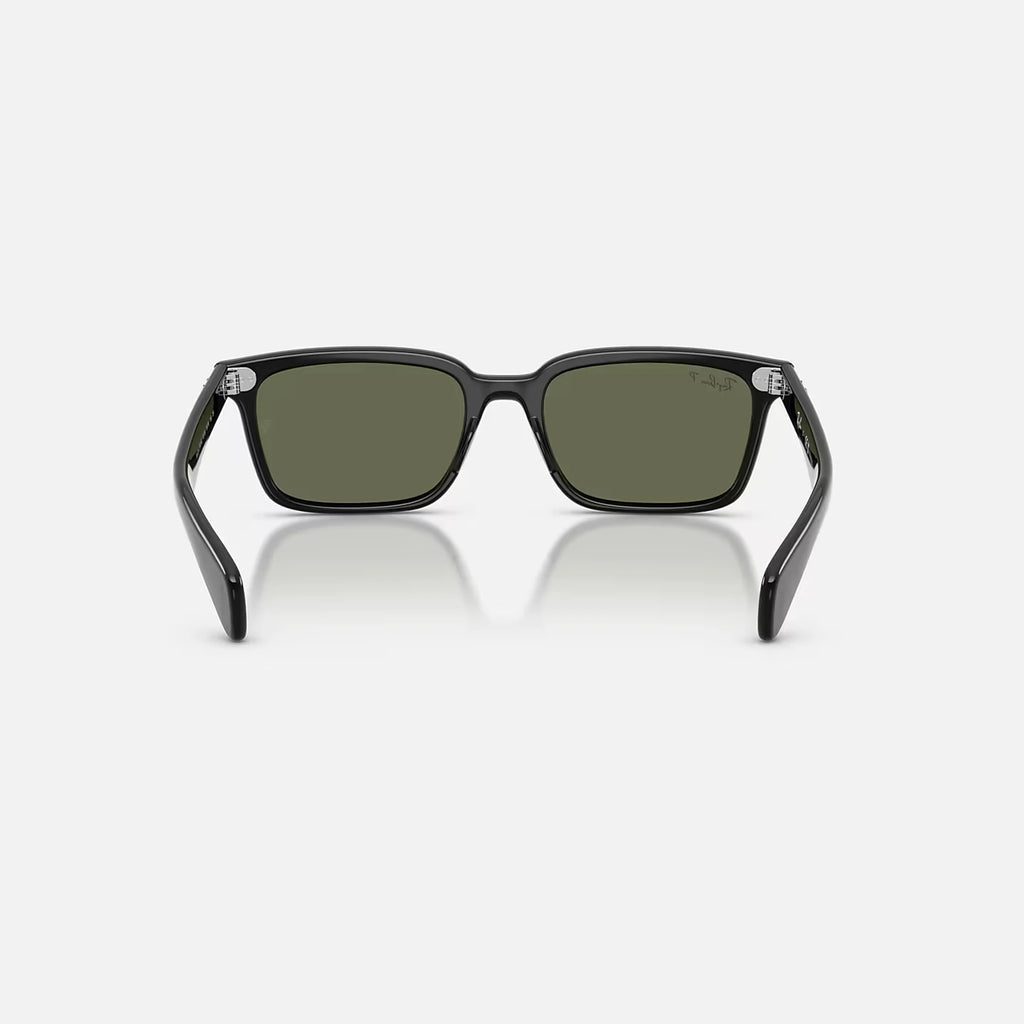 Ray-Ban Brunel Sunglasses - Velocity 21 Polished Black + G-15 Green Polarised