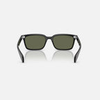 Ray-Ban Brunel Sunglasses - Velocity 21 Polished Black + G-15 Green Polarised