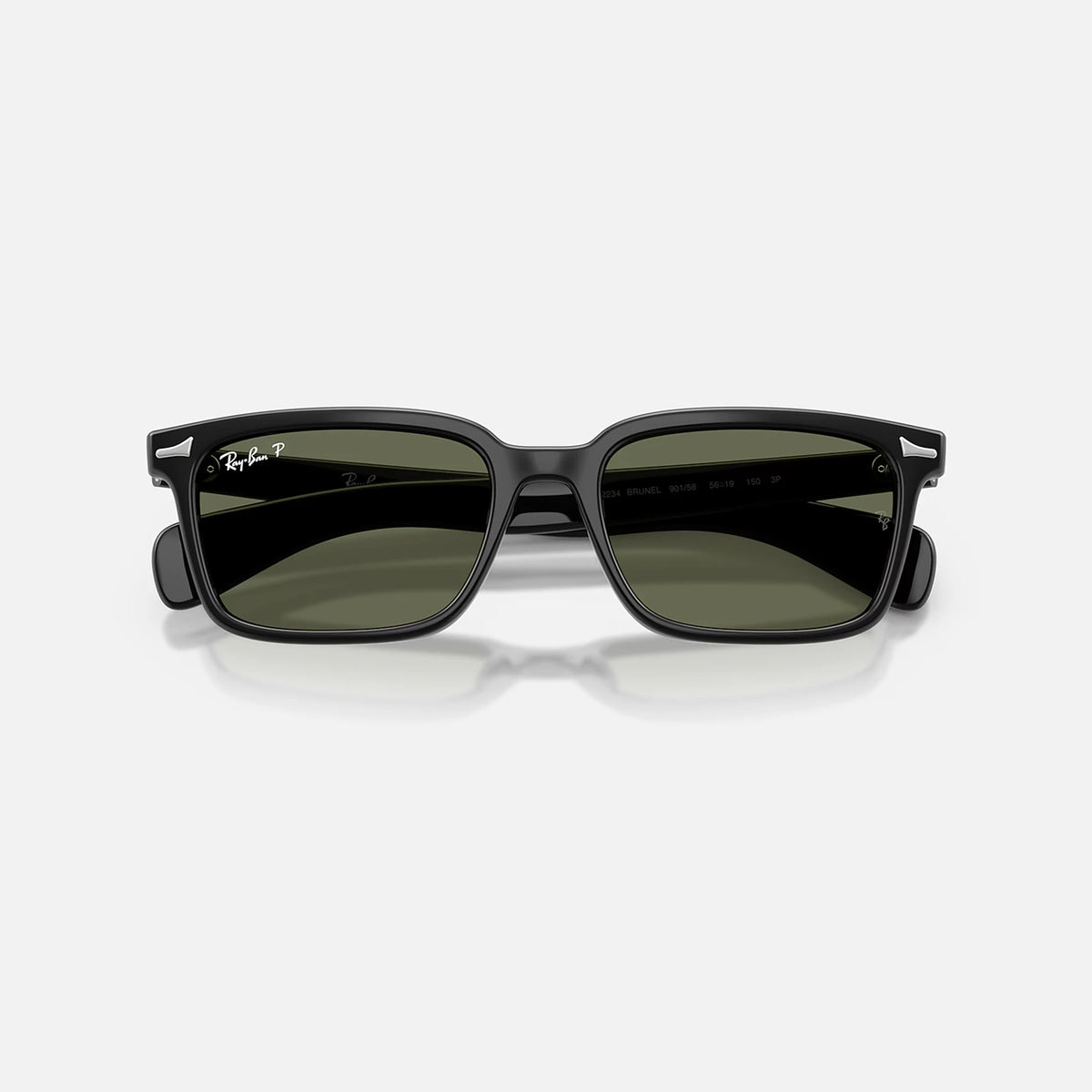 Ray-Ban Brunel Sunglasses - Velocity 21 Polished Black + G-15 Green Polarised