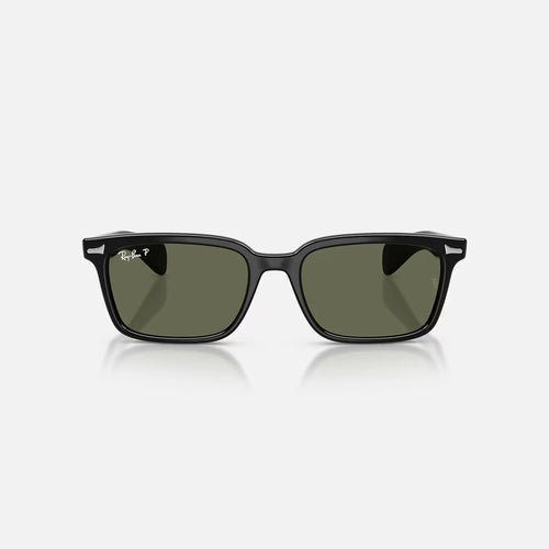 Ray-Ban Brunel Sunglasses - Velocity 21 Polished Black + G-15 Green Polarised