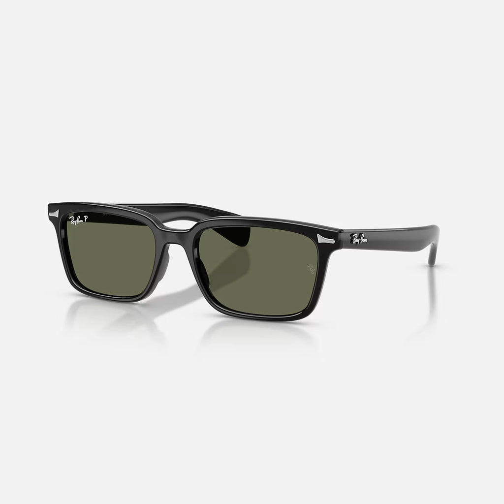 Ray-Ban Brunel Sunglasses - Velocity 21 Polished Black + G-15 Green Polarised