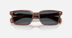 Ray-Ban Brunel Sunglasses - Velocity 21 Polished Striped Havana + Dark Blue
8056262980866