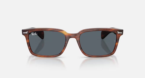Ray-Ban Brunel Sunglasses - Velocity 21 Polished Striped Havana + Dark Blue
8056262980866