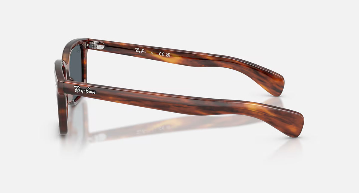 Ray-Ban Brunel Sunglasses - Velocity 21 Polished Striped Havana + Dark Blue
8056262980866