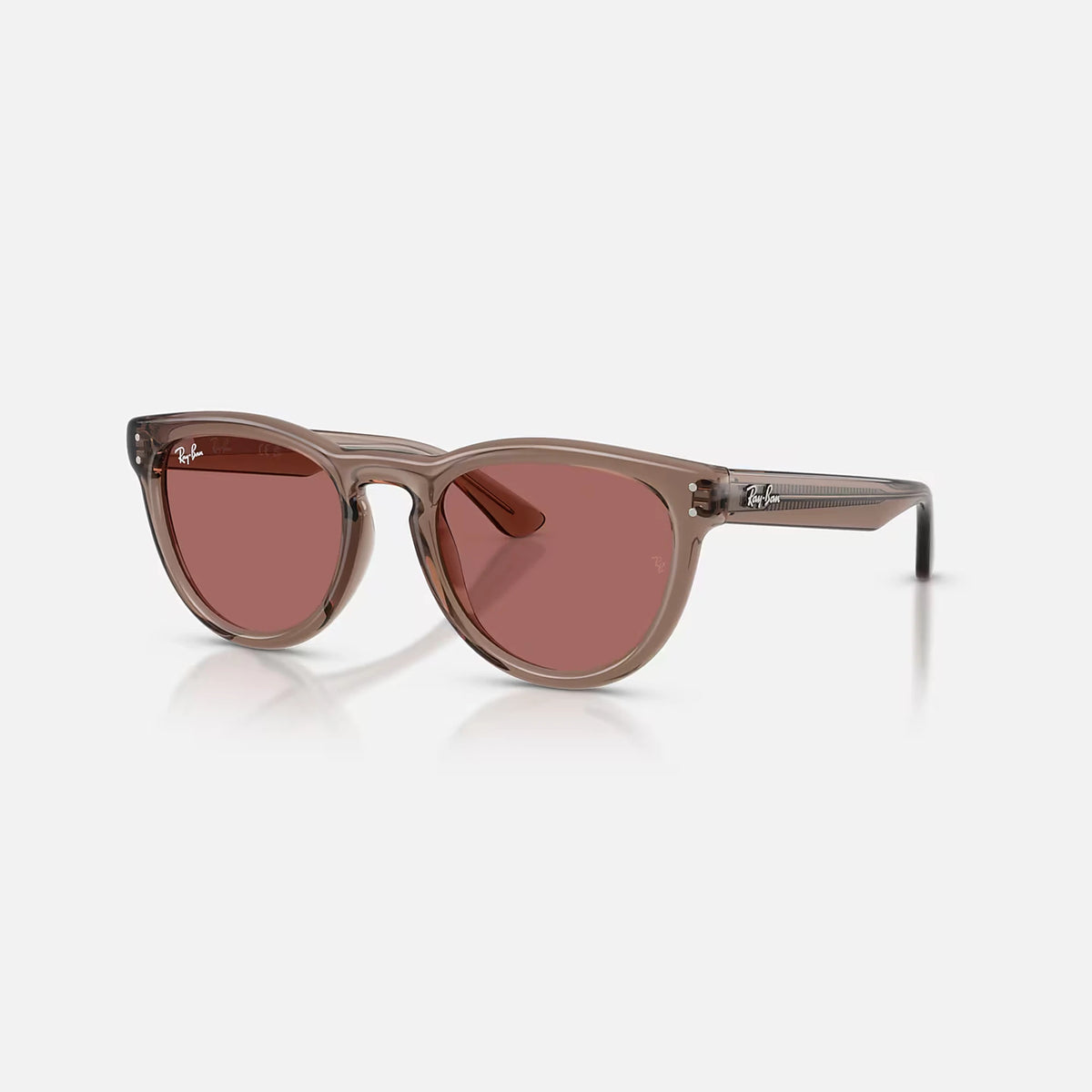 Ray-Ban 2237 Sunglasses - Velocity 21 Polished Transparent Light Brown + Dark Violet