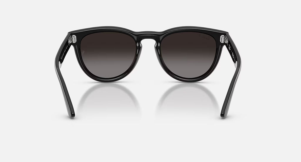Ray-Ban 2237 Sunglasses - Velocity 21 Polished Black + Polarised Light Grey Gradient Grey