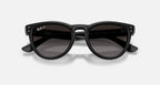 Ray-Ban 2237 Sunglasses - Velocity 21 Polished Black + Polarised Light Grey Gradient Grey