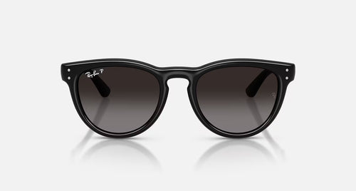 Ray-Ban 2237 Sunglasses - Velocity 21 Polished Black + Polarised Light Grey Gradient Grey