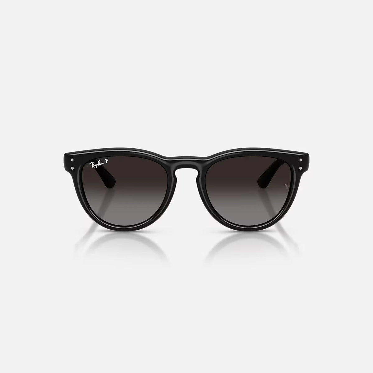 Ray-Ban 2237 Sunglasses - Velocity 21 Polished Black + Polarised Light Grey Gradient Grey