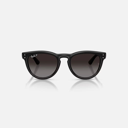 Ray-Ban 2237 Sunglasses - Velocity 21 Polished Black + Polarised Light Grey Gradient Grey