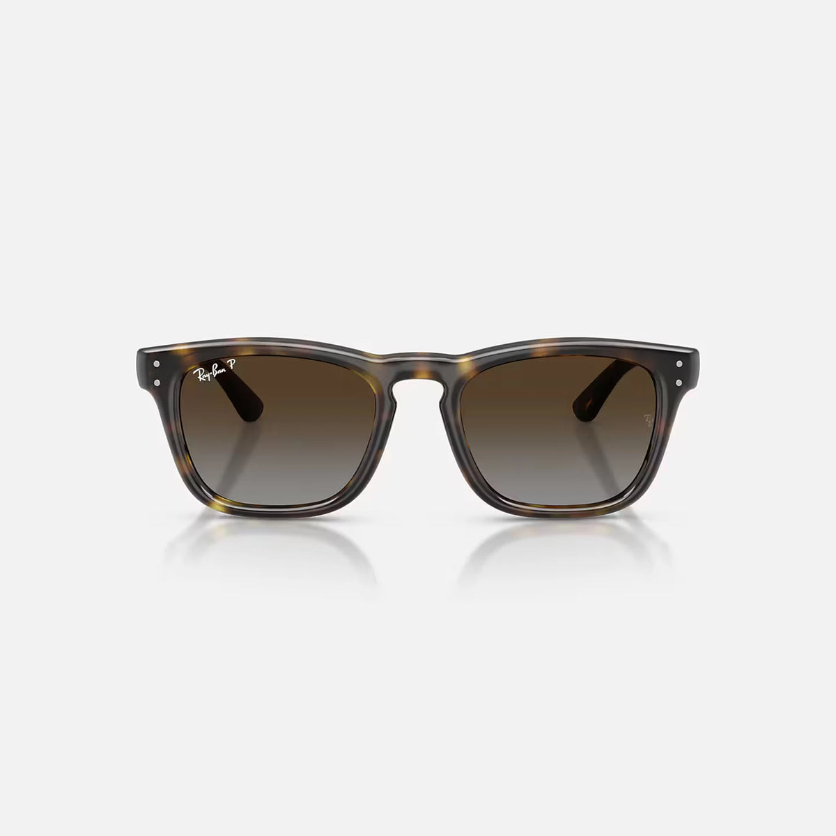 Ray-Ban RB2238 Sunglasses - Velocity 21 P Polished Havana + Polarised Light Grey Gradient Brown