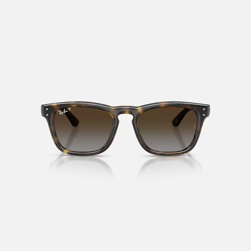 Ray-Ban RB2238 Sunglasses - Velocity 21 P Polished Havana + Polarised Light Grey Gradient Brown
