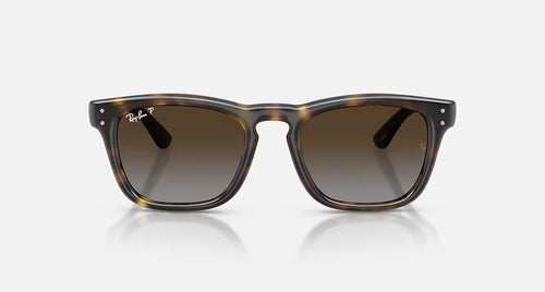 Ray-Ban RB2238 Sunglasses - Velocity 21 P Polished Havana + Polarised Light Grey Gradient Brown