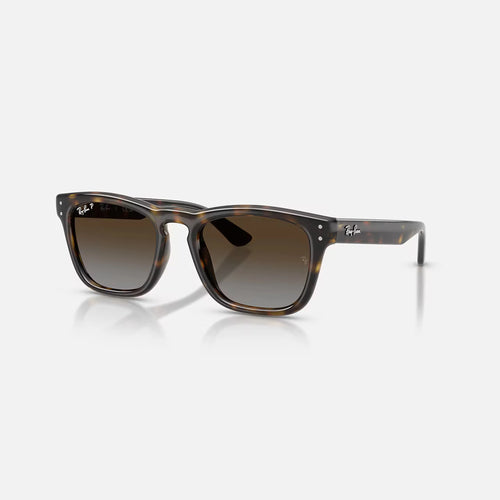Ray-Ban RB2238 Sunglasses - Velocity 21 P Polished Havana + Polarised Light Grey Gradient Brown