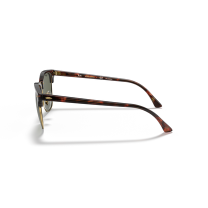 Tortoiseshell sunglasses on a white background Polished Tortoise on Gold + G-15 Polarised
