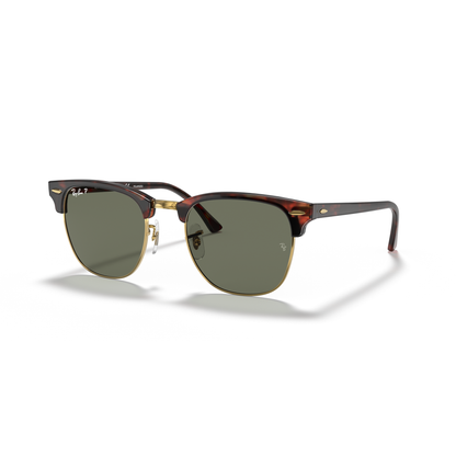 Sunglasses with a tortoiseshell frame on a white background Polished Tortoise on Gold + G-15 Polarised