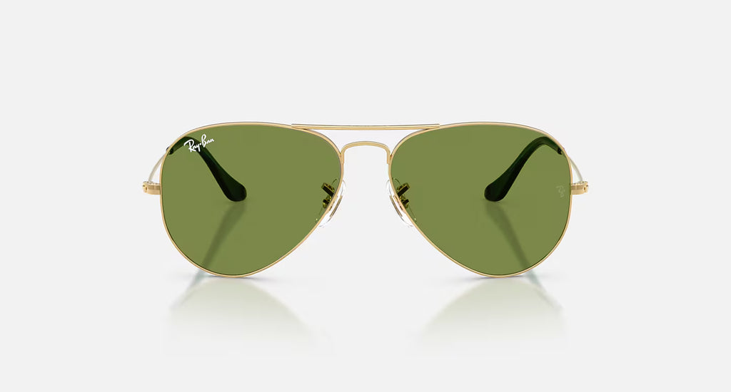 Ray-Ban Aviator Large Metal - Velocity 21 Polished Arista Gold + Green Polarised