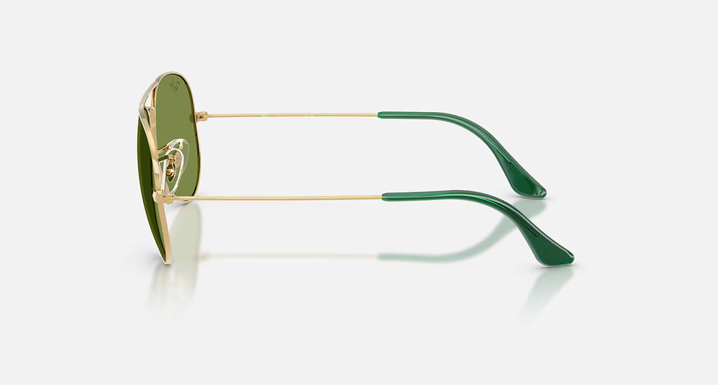 Ray-Ban Aviator Large Metal - Velocity 21 Polished Arista Gold + Green Polarised
