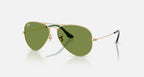 Ray-Ban Aviator Large Metal - Velocity 21 Polished Arista Gold + Green Polarised