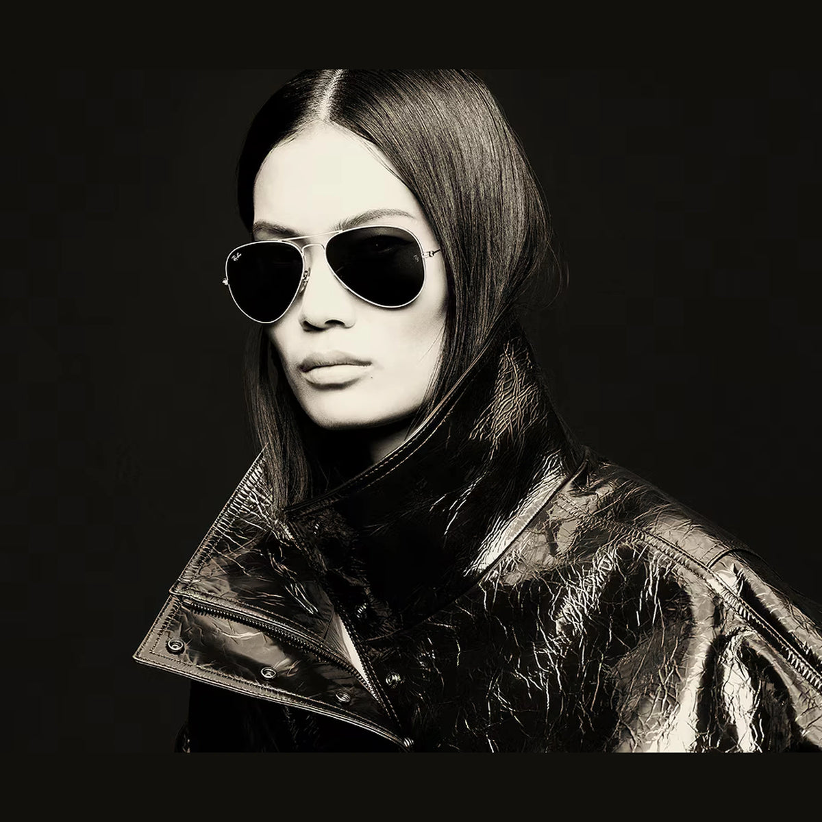 Ray-Ban Aviator Large Metal Gradient Sunglasses - Velocity 21 Polished Arista Gold + Brown Polarised