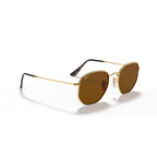 Ray-Ban - Hexagonal Flat Lenses - Velocity 21 Polished Arista Gold + B-15 Brown Polarised