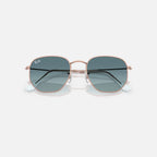 Ray-Ban - Hexagonal Flat Lenses - Velocity 21 Polished Copper + Blue Gradient Grey