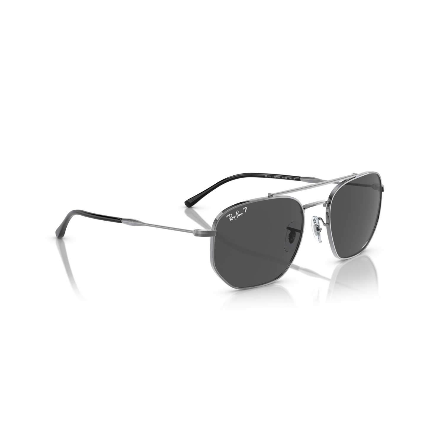 Ray Ban RB3707 Sunglasses - Velocity 21 Gunmetal + Polarised Dark Grey Chromance