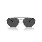 Ray Ban RB3707 Sunglasses - Velocity 21 Gunmetal + Polarised Dark Grey Chromance