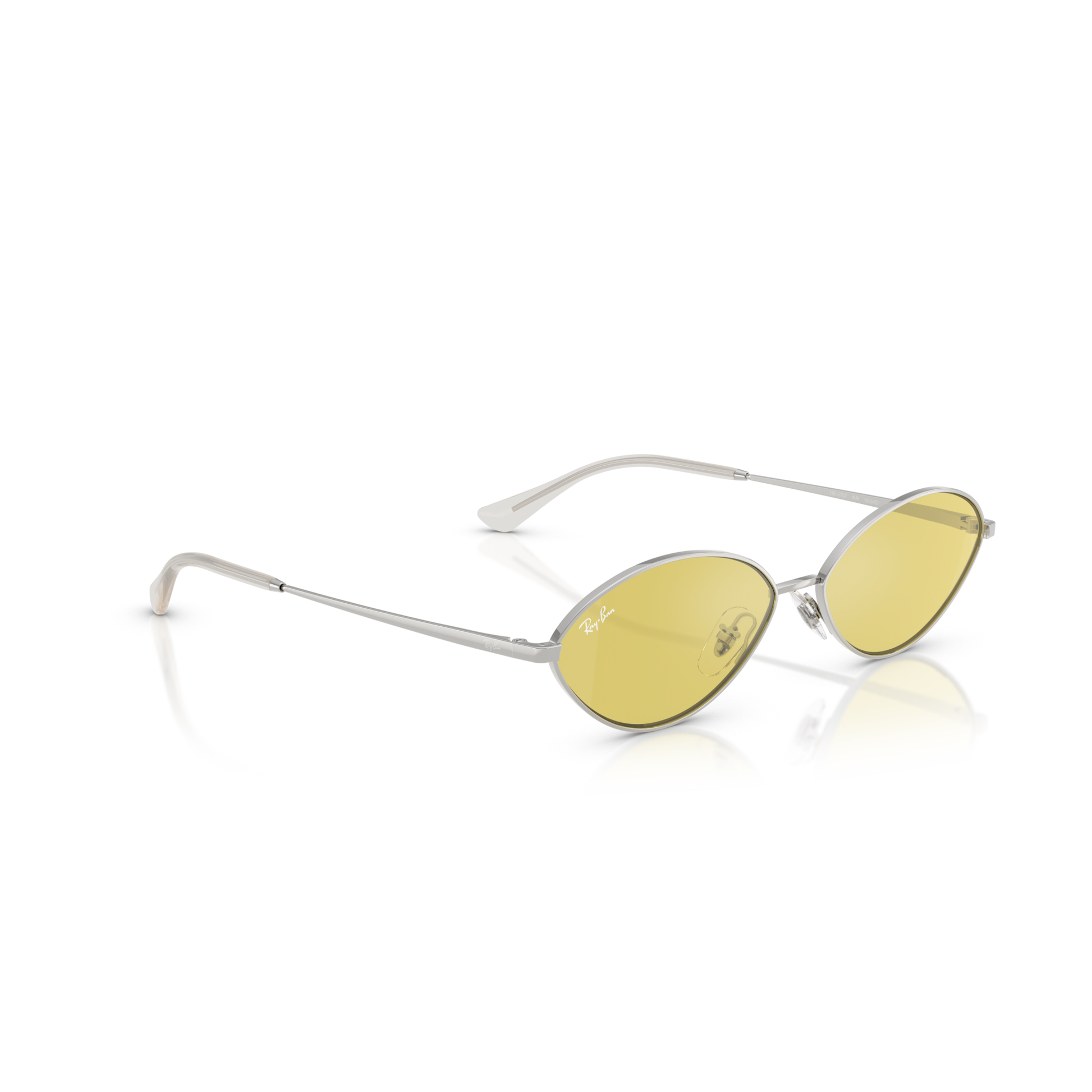 Ray Ban Kai Bio-Based Sunglasses - Velocity 21 Silver + Yellow Mirror Flash Gold