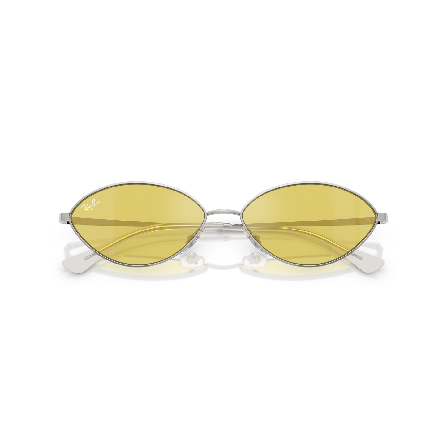 Ray Ban Kai Bio-Based Sunglasses - Velocity 21 Silver + Yellow Mirror Flash Gold