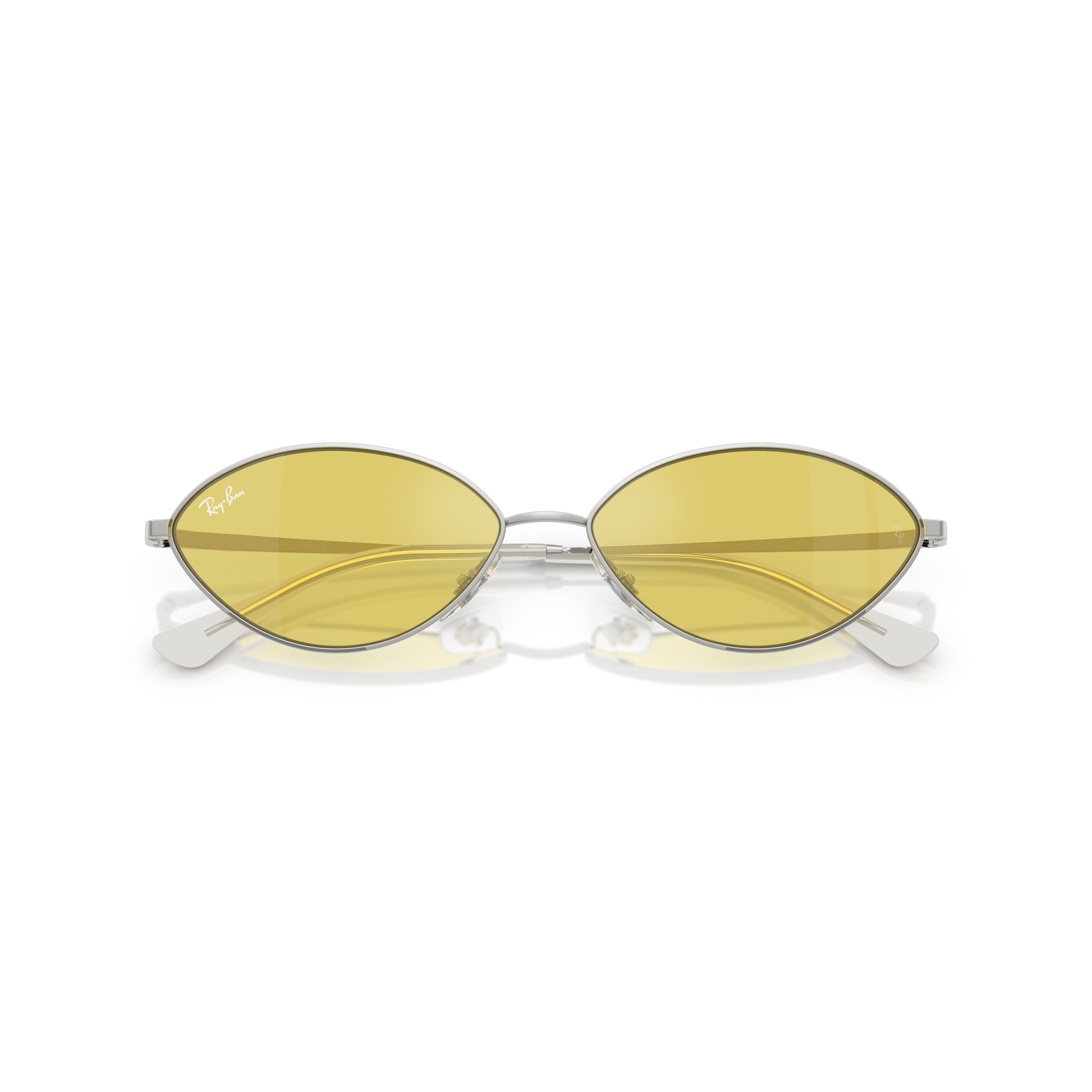 Ray Ban Kai Bio-Based Sunglasses - Velocity 21 Silver + Yellow Mirror Flash Gold