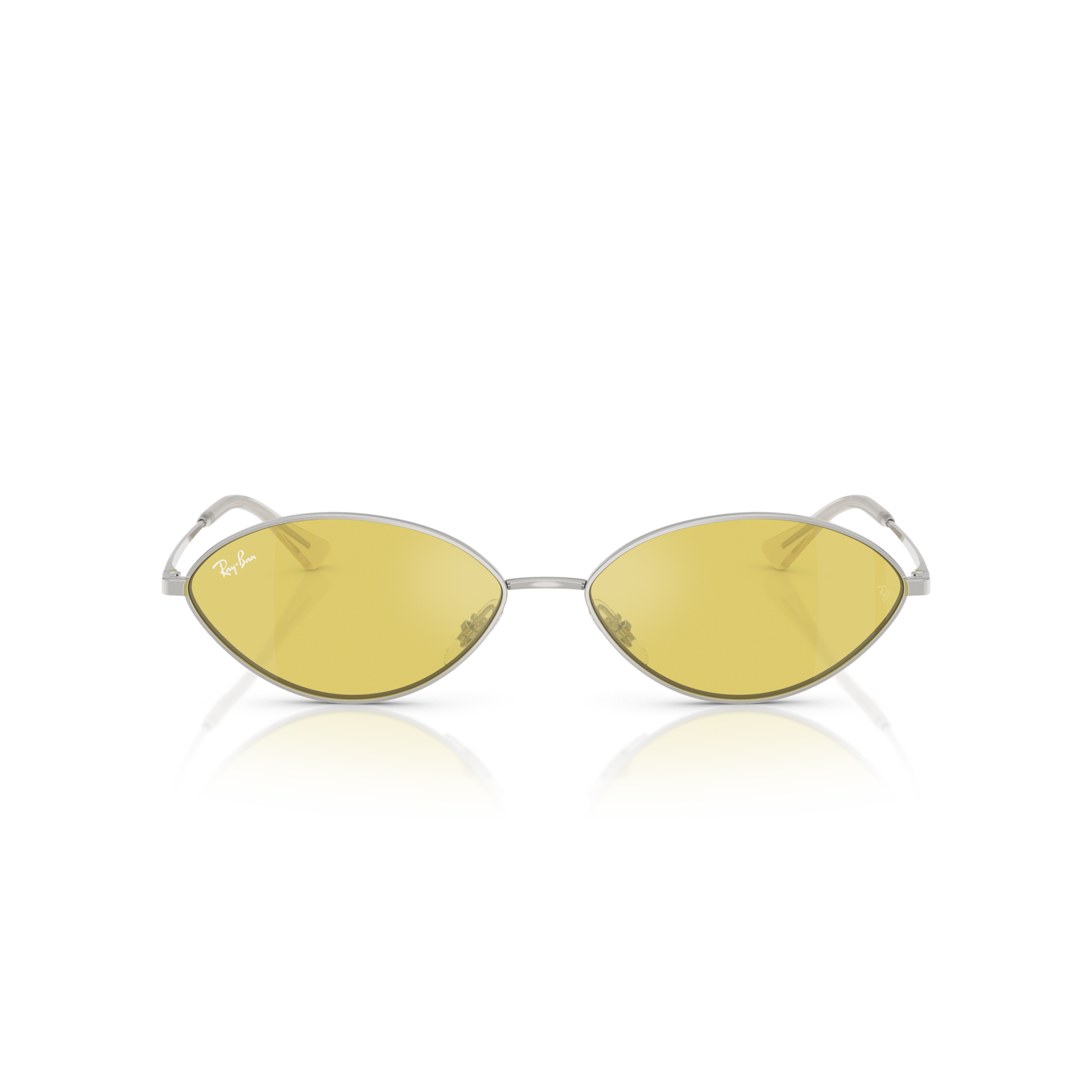 Ray Ban Kai Bio-Based Sunglasses - Velocity 21 Silver + Yellow Mirror Flash Gold
