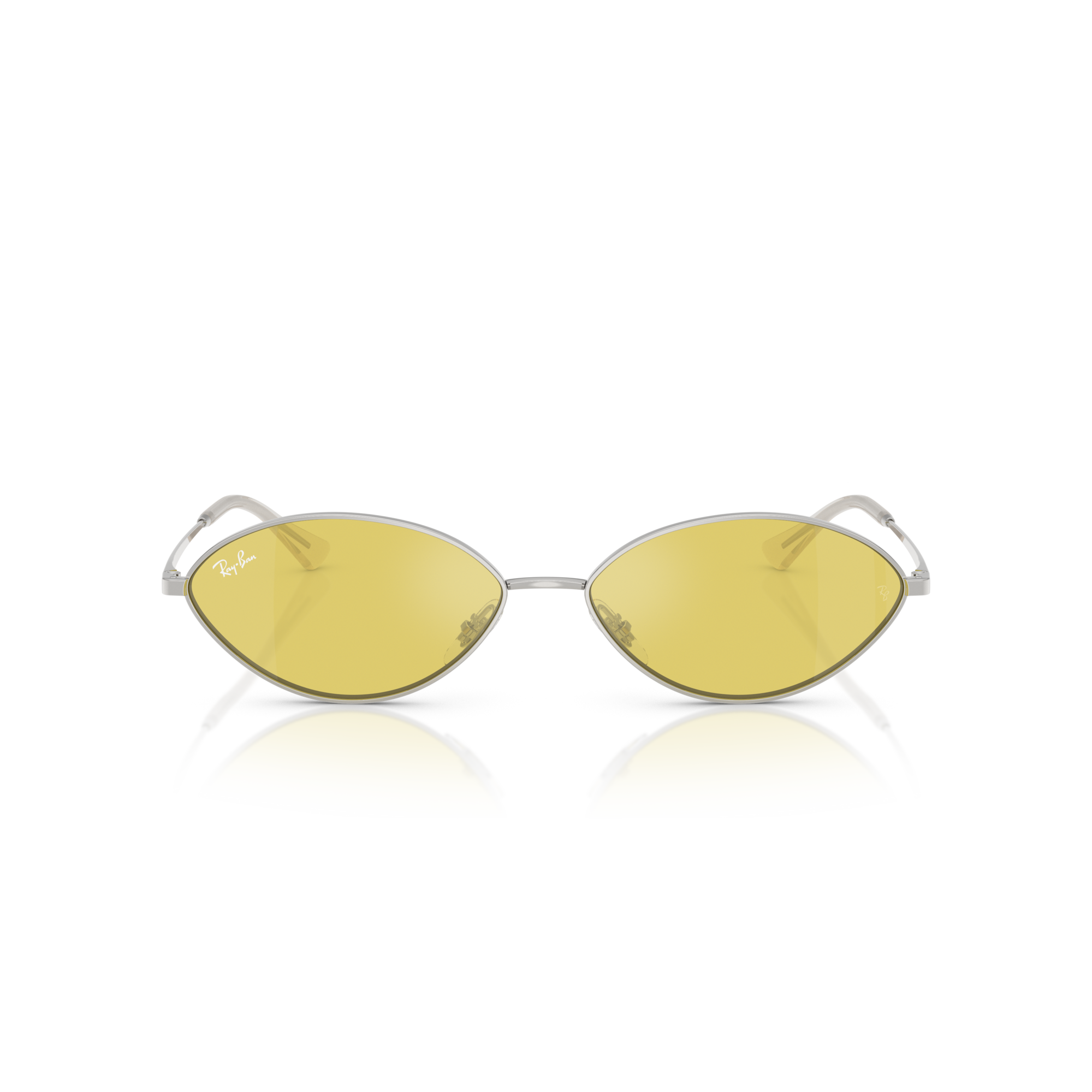 Ray Ban Kai Bio-Based Sunglasses - Velocity 21 Silver + Yellow Mirror Flash Gold