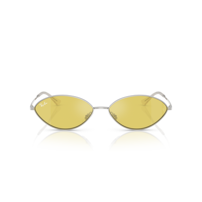Ray Ban Kai Bio-Based Sunglasses - Velocity 21 Silver + Yellow Mirror Flash Gold