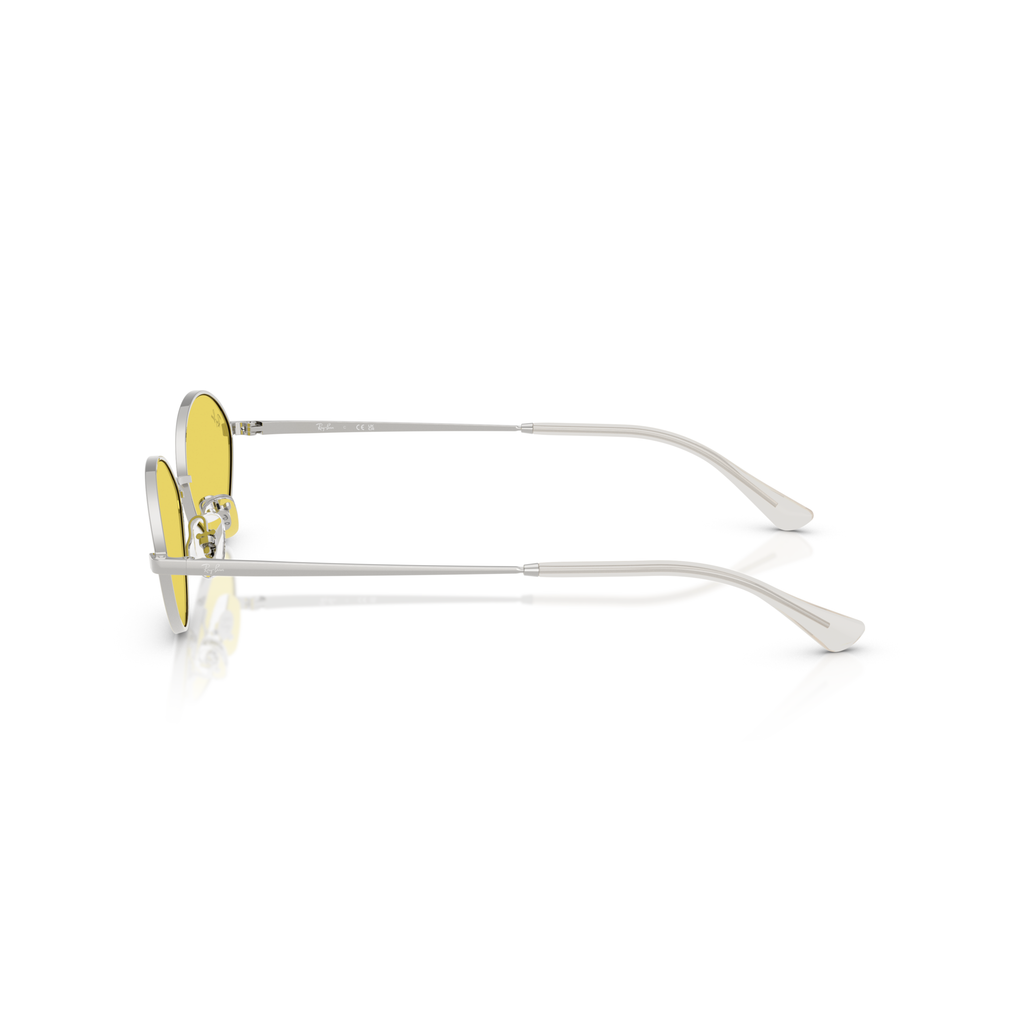 Ray Ban Kai Bio-Based Sunglasses - Velocity 21 Silver + Yellow Mirror Flash Gold