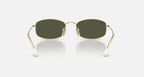 Ray-Ban RB3832 Sunglasses - Velocity 21 Polished Arista Gold + Green