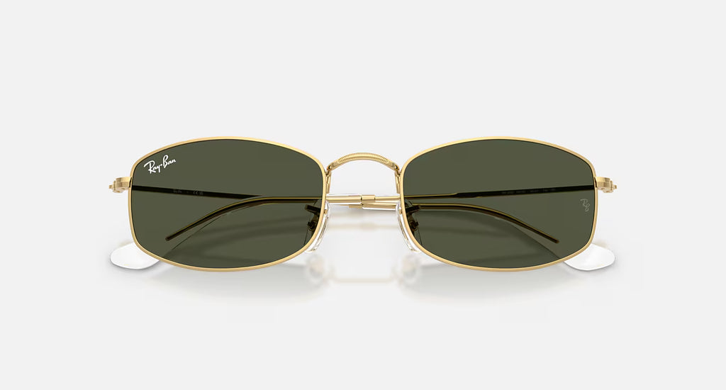 Ray-Ban RB3832 Sunglasses - Velocity 21 Polished Arista Gold + Green