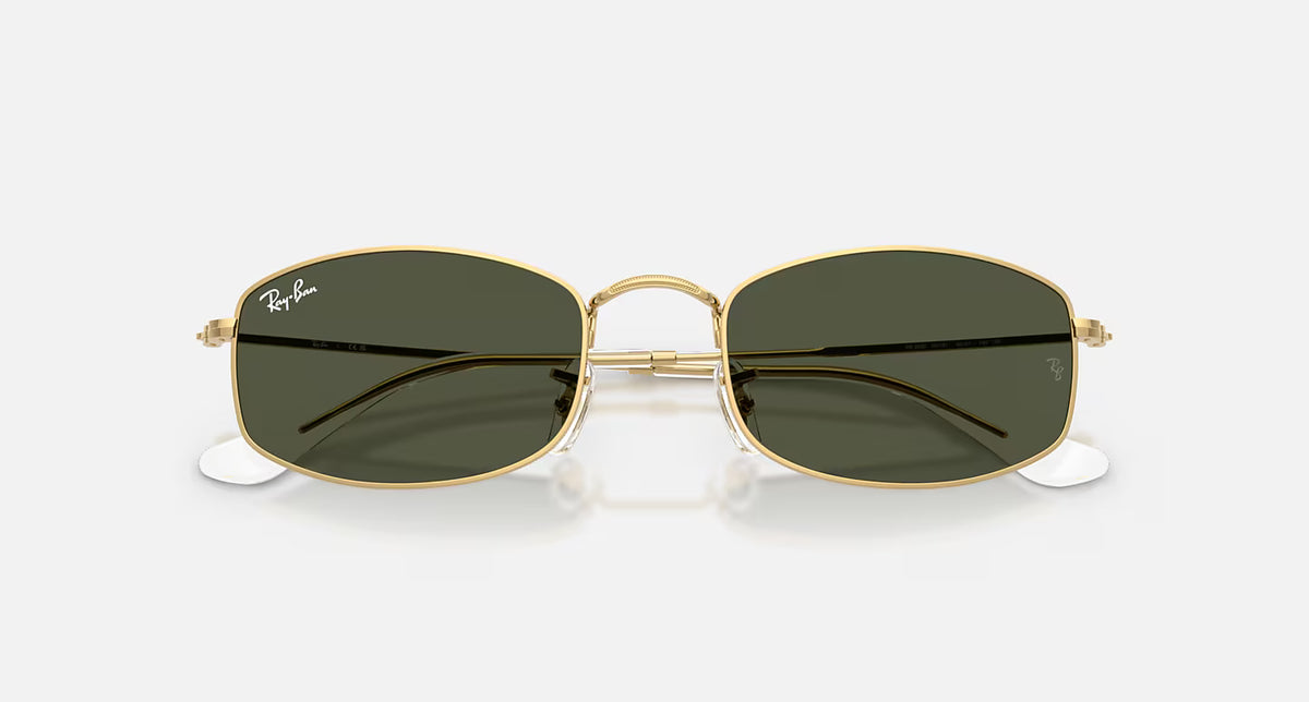 Ray-Ban RB3832 Sunglasses - Velocity 21 Polished Arista Gold + Green