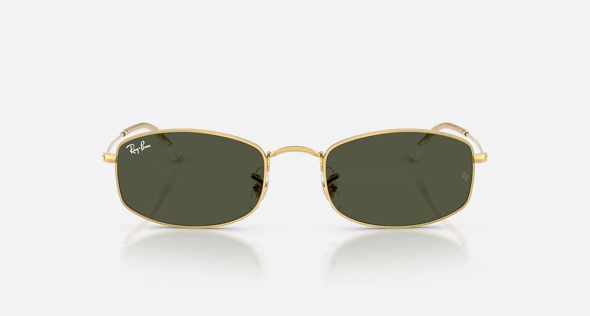 Ray-Ban RB3832 Sunglasses - Velocity 21 Polished Arista Gold + Green