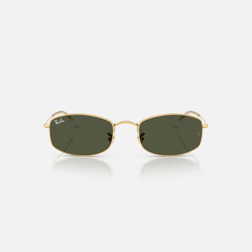 Ray-Ban RB3832 Sunglasses - Velocity 21 Polished Arista Gold + Green