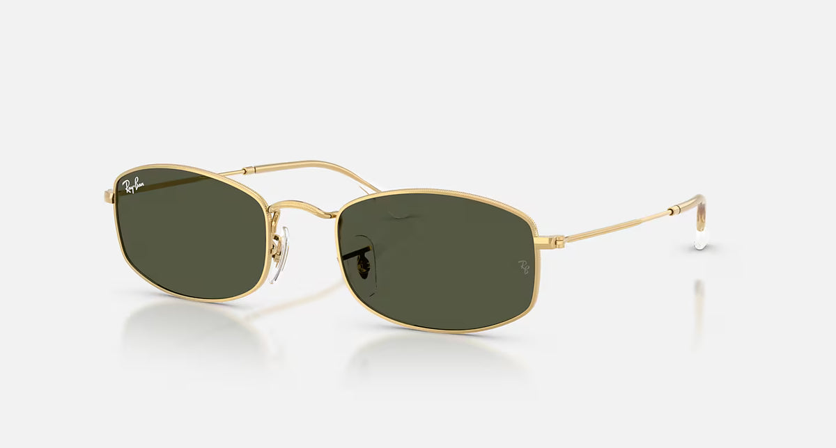 Ray-Ban RB3832 Sunglasses - Velocity 21 Polished Arista Gold + Green