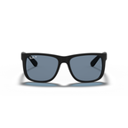 Ray Ban Justin Sunglasses - Velocity 21 Rubber Black + Dark Blue Polarised