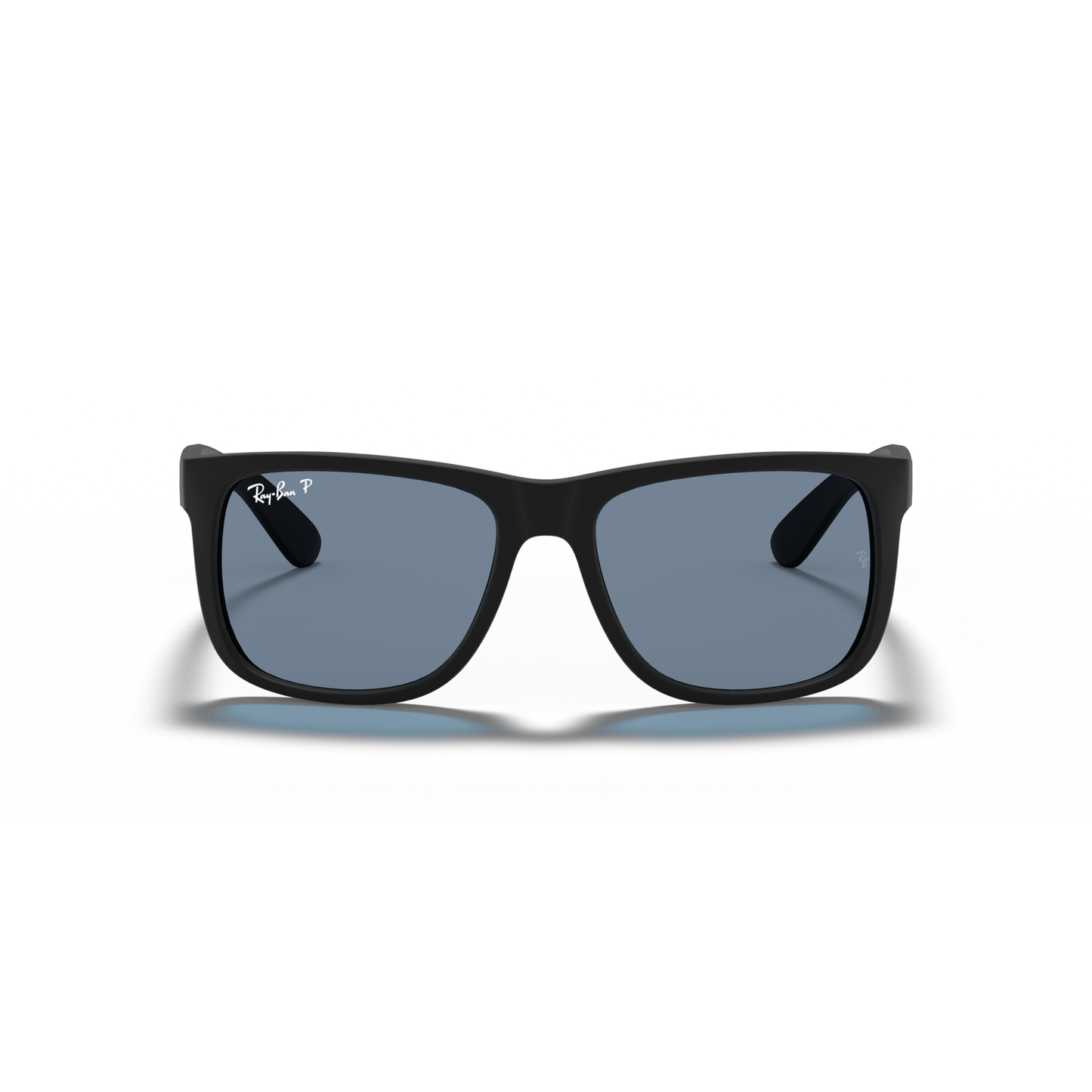 Ray Ban Justin Sunglasses - Velocity 21 Rubber Black + Dark Blue Polarised