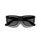Ray Ban Justin Sunglasses - Velocity 21 Rubber Black + Light Grey Gradient Polarised