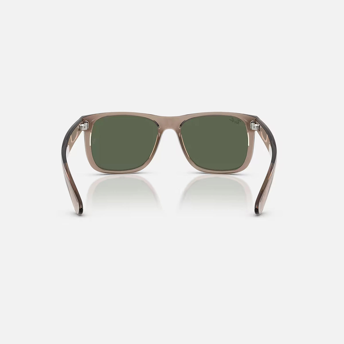 Ray Ban Justin Sunglasses - Velocity 21 Polished Transparent Brown + Dark Green